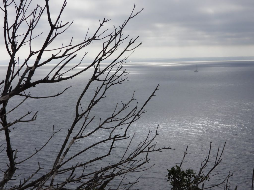 Clouds and clearings over Palma Bay