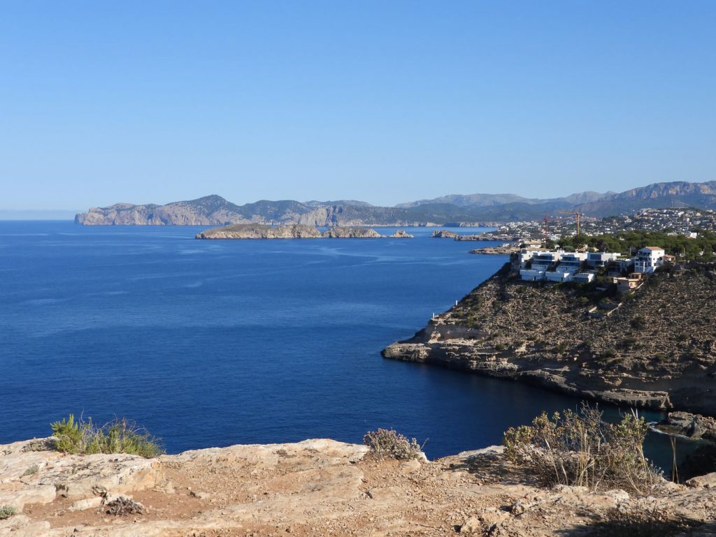 Malgrat islands from El Toro cape.