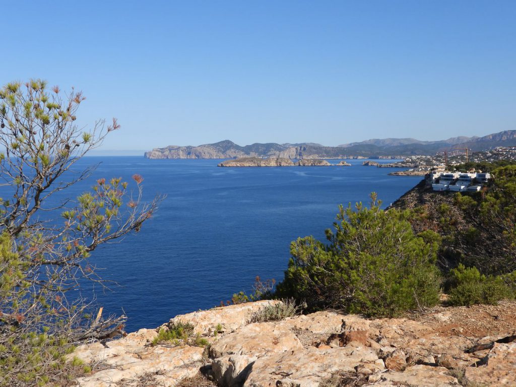 Malgrat islands from El Toro cape.