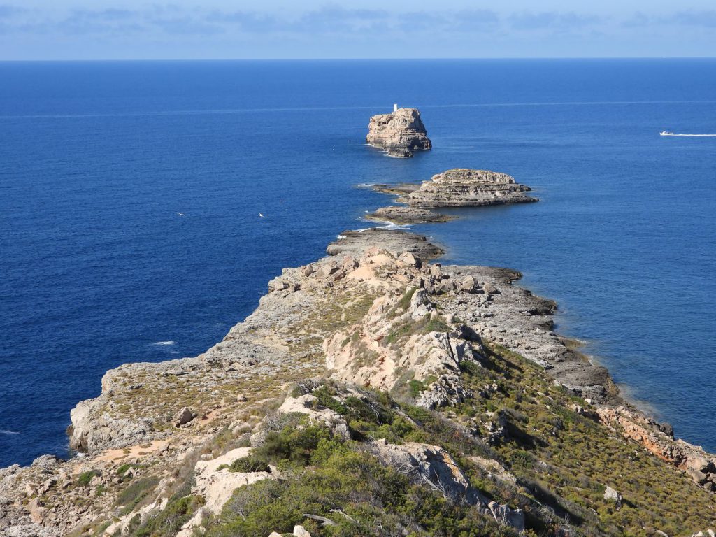 El Toro,  El Toreto and Ses Barbines islands from El Toro cape.