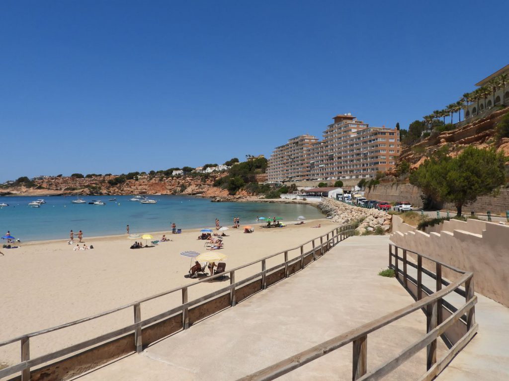 El Toro beach and Cap Adriano cape,